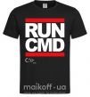 Чоловіча футболка Run CMD Чорний фото