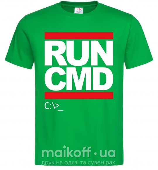 Мужская футболка Run CMD Зеленый фото