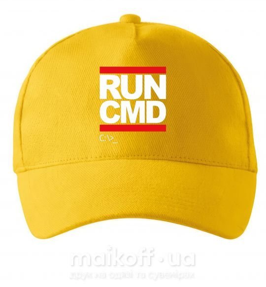 Кепка Run CMD Сонячно жовтий фото