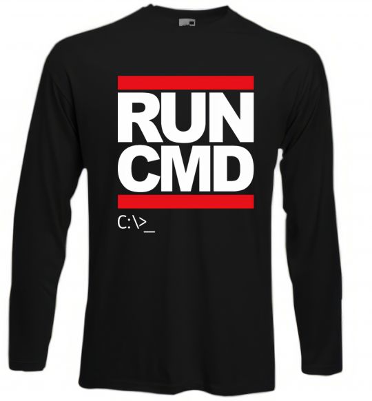 Лонгслів Run CMD Чорний фото