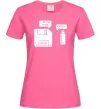 Женская футболка I am your father nooo Ярко-розовый фото