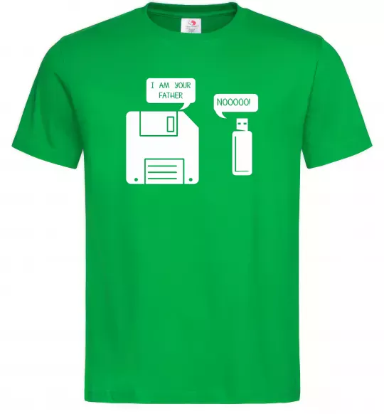 Чоловіча футболка I am your father nooo Зелений фото