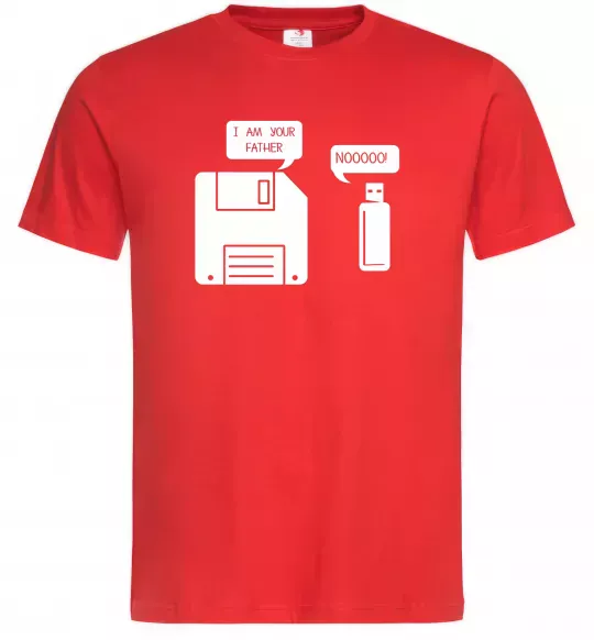 Чоловіча футболка I am your father nooo Червоний фото