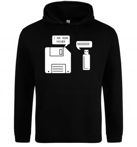 Женская толстовка (худи) I am your father nooo Черный фото