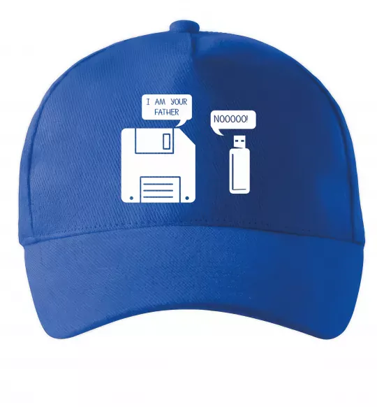 Кепка I am your father nooo Ярко-синий фото