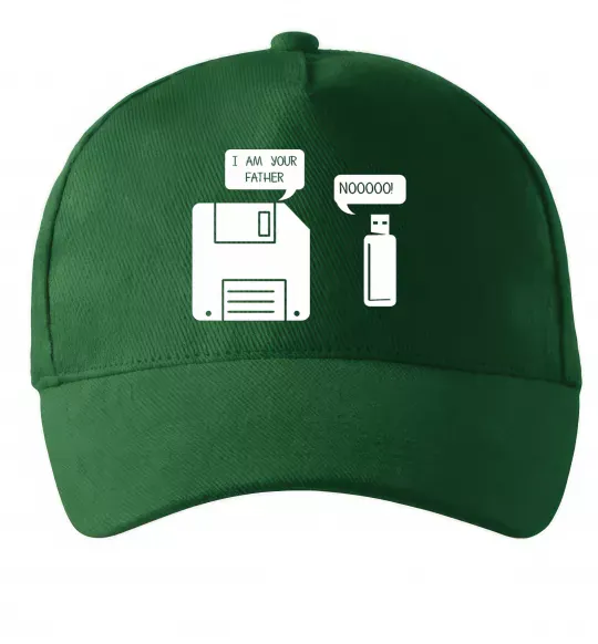 Кепка I am your father nooo Темно-зеленый фото