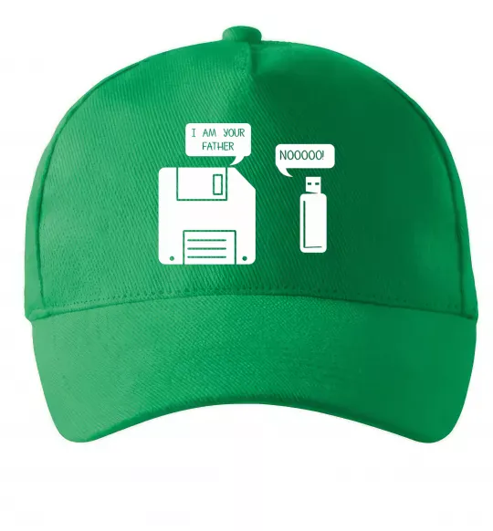 Кепка I am your father nooo Зеленый фото