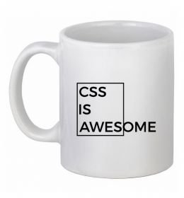 Чашка керамическая Css is awesome