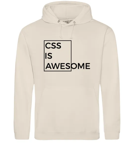 Чоловіча толстовка (худі) Css is awesome Таш фото