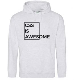 Женская толстовка (худи) Css is awesome