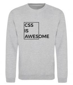 Свитшот Css is awesome