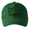 Кепка Css is awesome Темно-зелений фото