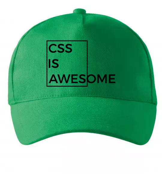 Кепка Css is awesome Зелений фото