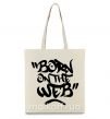 Эко-сумка Born on the web Бежевый фото