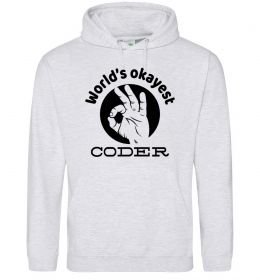 Жіноча толстовка (худі) World's okayest coder