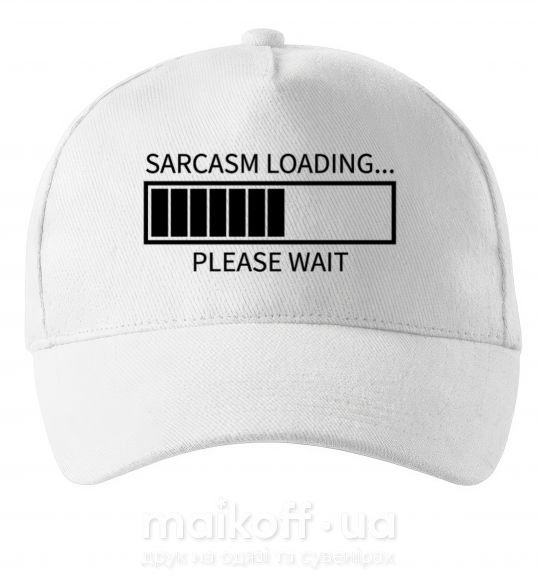 Кепка Sarcasm loading Білий фото