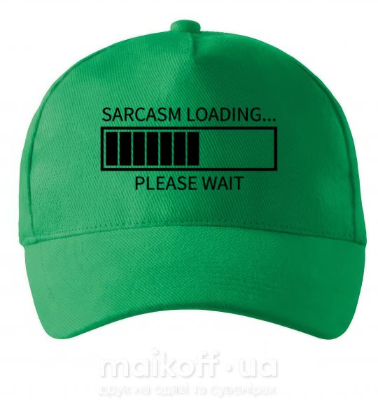 Кепка Sarcasm loading Зеленый фото
