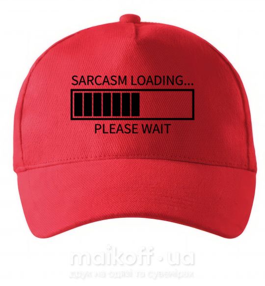 Кепка Sarcasm loading Червоний фото