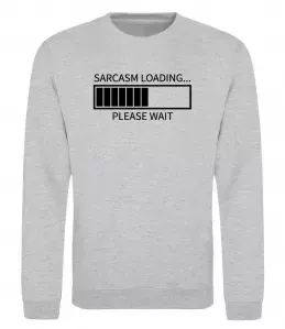 Свитшот Еволюція програміста Серый меланж фото