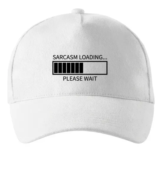 Кепка Sarcasm loading Белый фото