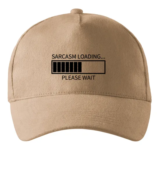 Кепка Sarcasm loading Песочный фото