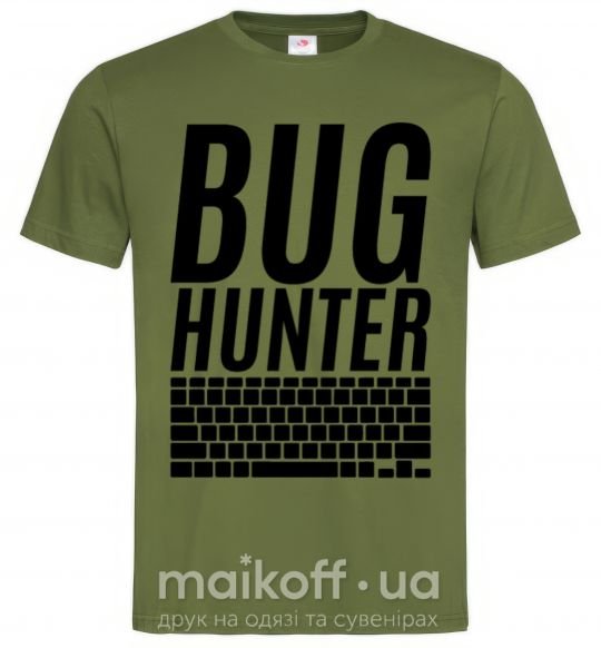 Мужская футболка Bug hanter Оливковый фото