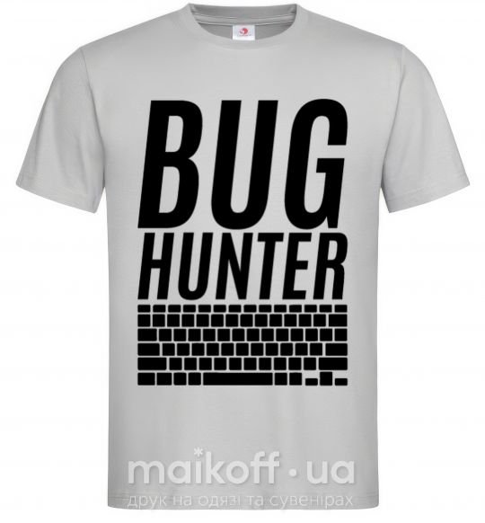 Чоловіча футболка Bug hanter Сірий фото