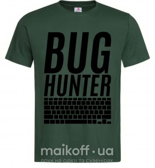 Чоловіча футболка Bug hanter Темно-зелений фото