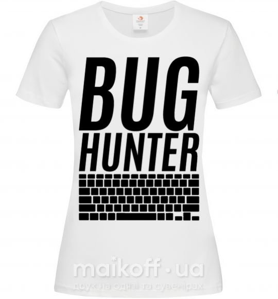 Женская футболка Bug hanter Белый фото