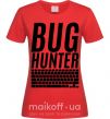 Женская футболка Bug hanter Красный фото