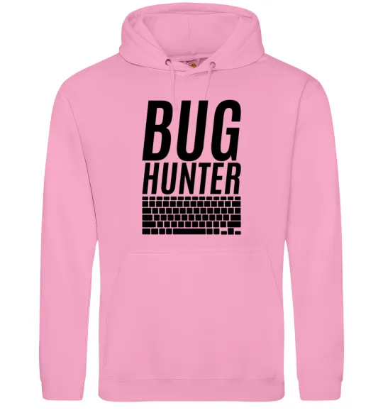 Мужская толстовка (худи) Bug hanter Розовый фото