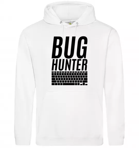 Чоловіча толстовка (худі) Bug hanter Білий фото