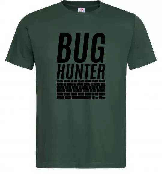 Чоловіча футболка Bug hanter Темно-зелений фото
