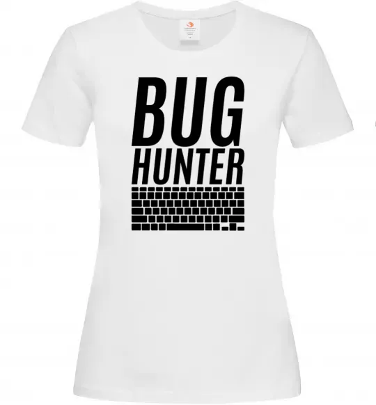Женская футболка Bug hanter Белый фото