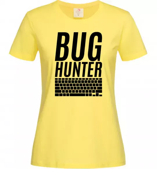 Женская футболка Bug hanter Лимонный фото