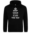 Чоловіча толстовка (худі) Keep calm the it guy is on the way Чорний Чоловіча толстовка (худі) Keep calm the it guy is on the way Чорний фото