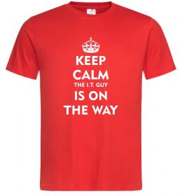 Чоловіча футболка Keep calm the it guy is on the way