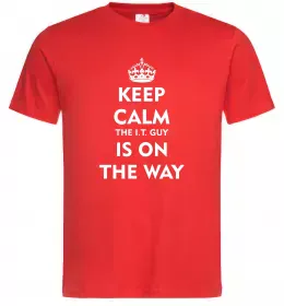 Мужская футболка Keep calm i am an awesome grandpa Красный фото Мужская футболка Keep calm i am an awesome grandpa Красный фото