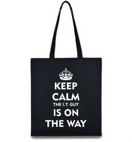 Эко-сумка Keep calm the it guy is on the way Эко-сумка Keep calm the it guy is on the way