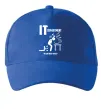 Кепка IT department we are here to help Ярко-синий фото