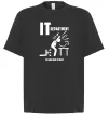 Футболка Оверсайз IT department we are here to help Черный фото