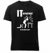 Мужская премиум футболка IT department we are here to help Черный фото