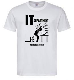 Чоловіча футболка IT department we are here to help Чоловіча футболка IT department we are here to help