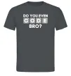 Мужская футболка Do you even code bro Графит Мужская футболка Do you even code bro Графит фото