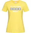 Женская футболка Do you even code bro Лимонный Женская футболка Do you even code bro Лимонный фото
