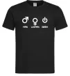 Мужская футболка Man woman geek Черный фото