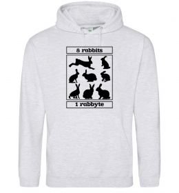 Мужская толстовка (худи) 8 rabbits 1 rabbyte