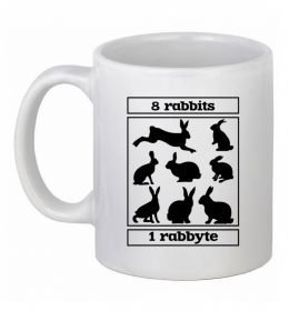 Чашка керамическая 8 rabbits 1 rabbyte