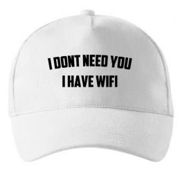 Кепка I dont need you i have wifi Кепка I dont need you i have wifi