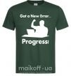 Мужская футболка Got a new Error Темно-зеленый фото
